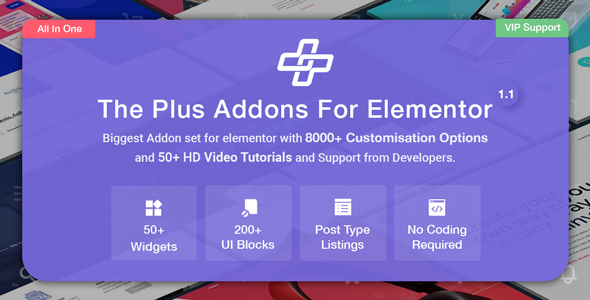 The Plus Addons for Elementor – Most Populars Addon For Elementors
 v.5.4.0