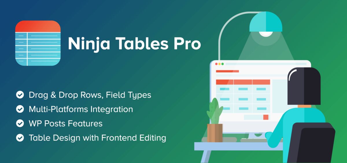 Ninja Tables Pro – The Fastest and Most Diverse WP DataTables Plugin
 v.5.0.7