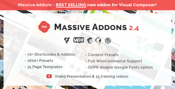 Massive Addons for WPBakery Page Builder
 v2.4.8.1