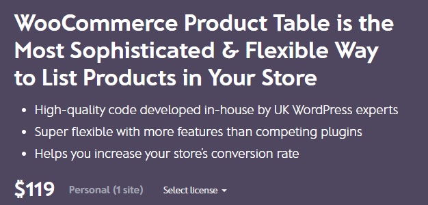 Barn2 Media WooCommerce Product Table
 v3.1.3