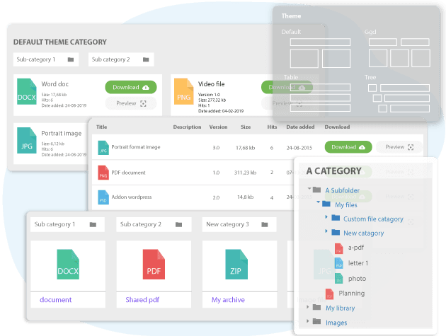 JoomUnited WP File Download – File Manager For WordPress  v6.0.2 + Addon