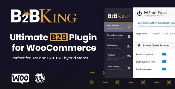 B2BKing – The Ultimate WooCommerce B2B & Wholesale Plugin    4.9.90