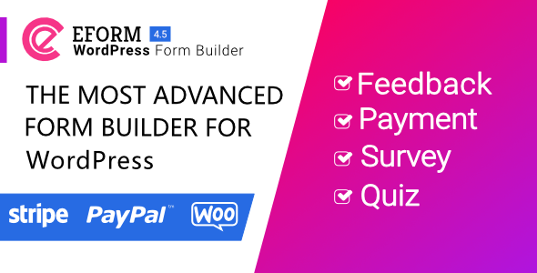 eForm – WordPress Form Builder  v4.18.0