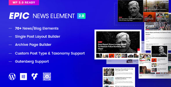 Epic News Elements – Add Ons for Elementor & WPBakery Page Builder  v2.3.8