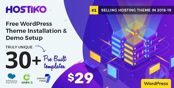 Hostiko – WordPress WHMCS Hosting Theme 						 						 							 v2.3.8