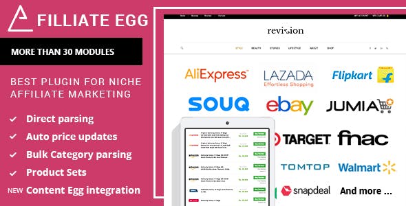 Affiliate Egg Pro – Niche Affiliate Marketing WordPress Plugin 						 						 							 v10.9.19